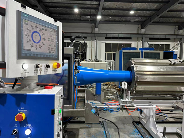 The trial of 160-400 OPVC MRS50 production line is successful in Polytime